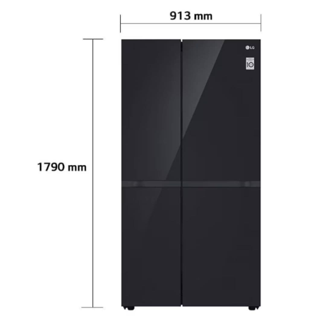 LG GC-Q257SGVL KULKAS SIDE BY SIDE 655 LITER INSTAVIEW DOOR IN DOOR