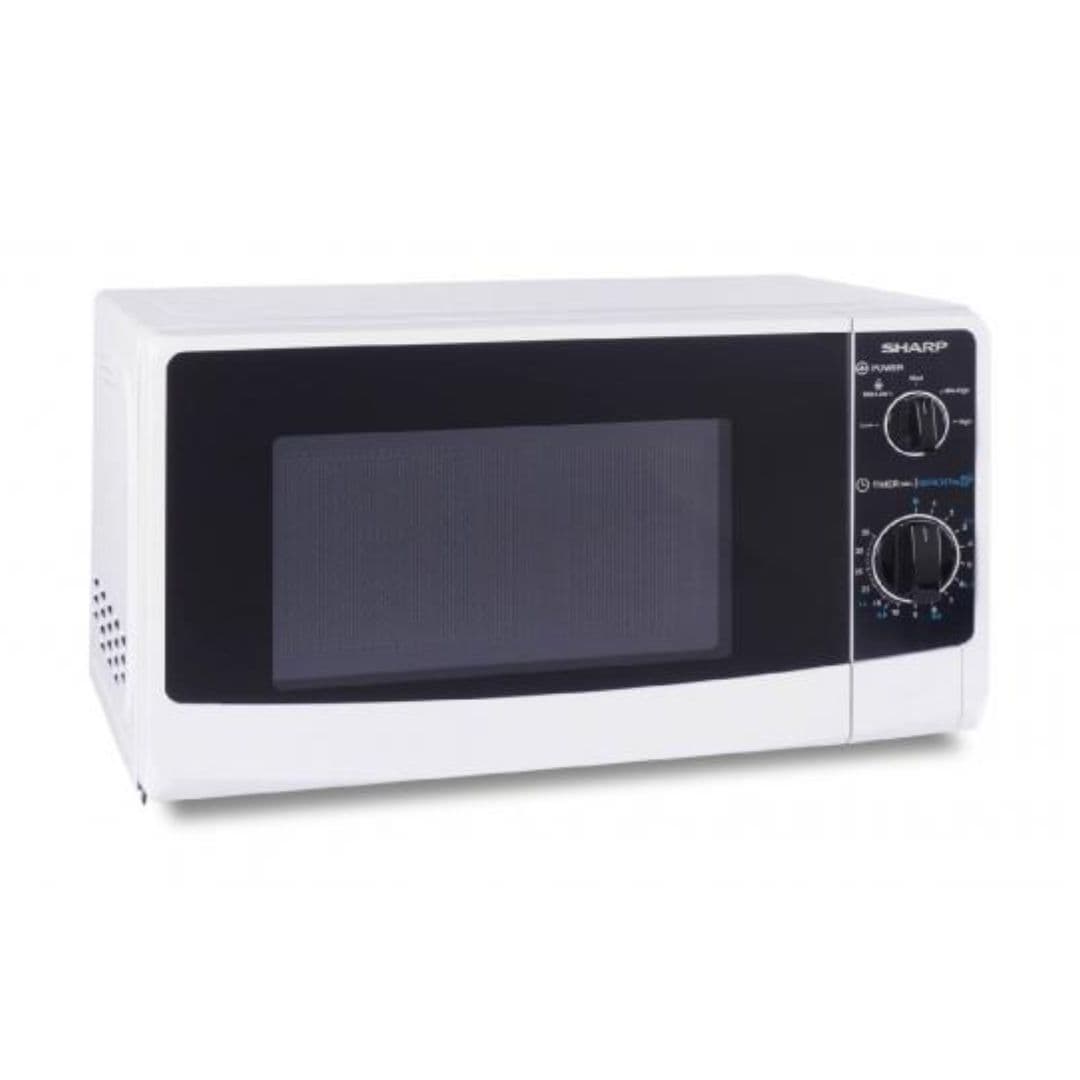 SHARP R-220MA-WH MICROWAVE OVEN Stylish Designed 20L (White) - OVEN SHARP 450 W