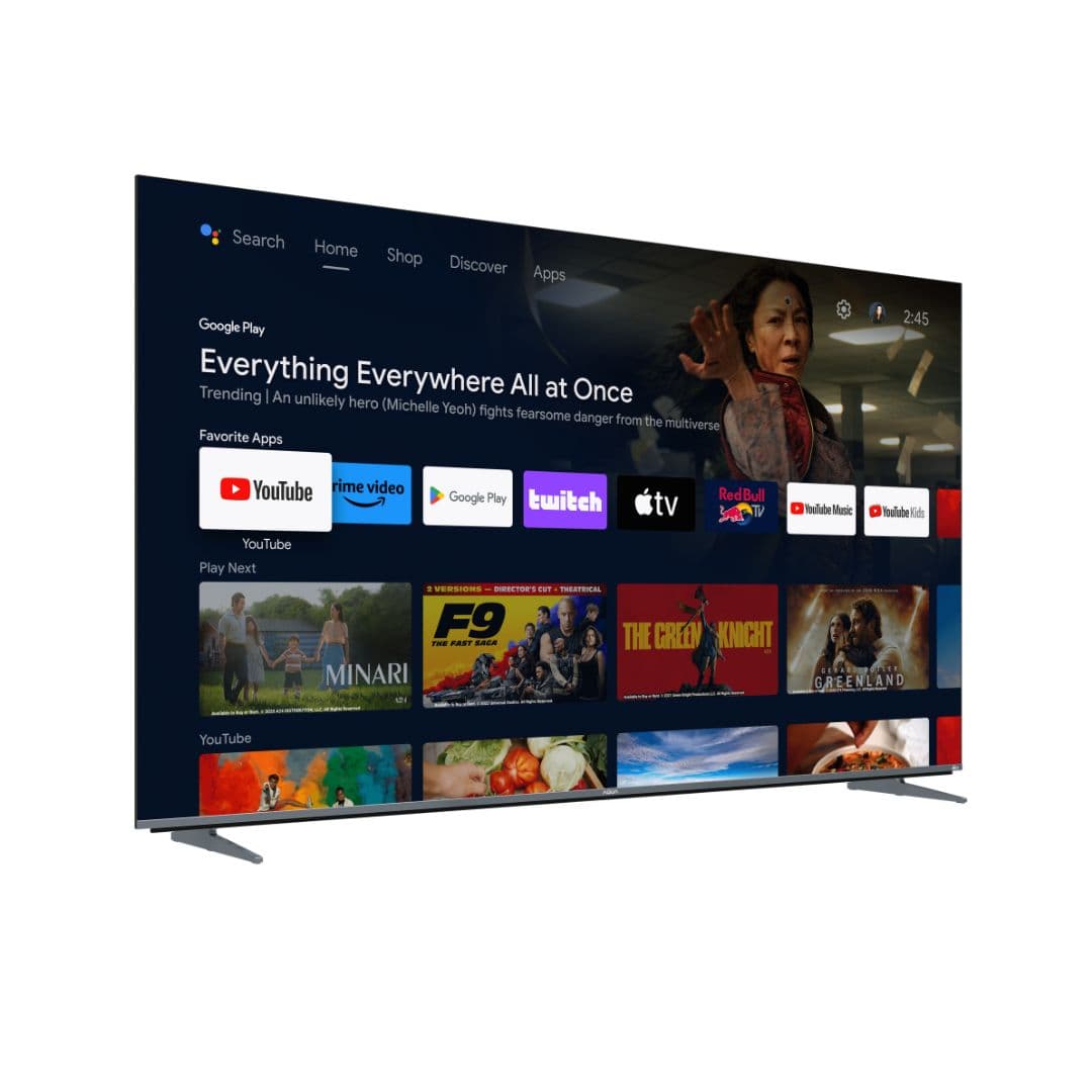 AQUA AQT85M80FUX Mini Led 4K Google TV QD-Mini Led 85 inch Dolby Vision Atmos