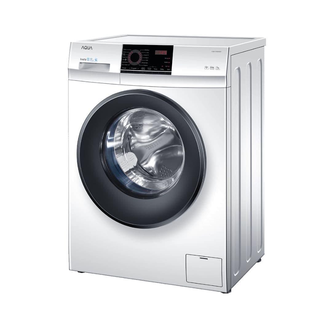 MESIN CUCI AQUA FQW-850829QD // MESIN CUCI FRONT LOADING 8.5 KG ECO WASH FQW850829QD